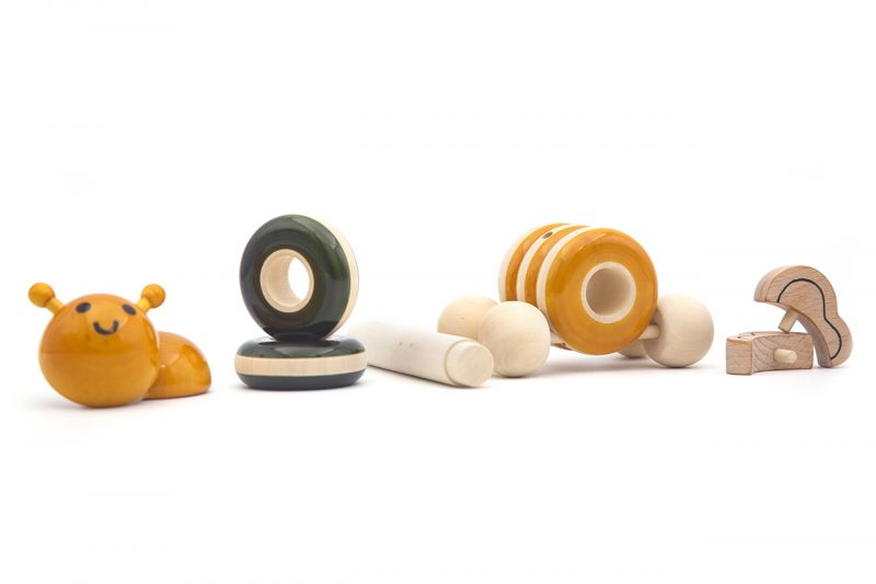 US stockist of Fair & Green's Build A Bee handmade wooden toy 
