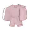 Stockist of Bonsie's short sleeve kimono style romper in Peony.