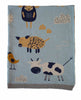 US stockist of Indus Design's "Farmyard" blanket.