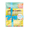 US stockist of Ooly's Giftable Busy Bee Gift Pack. Contains 2 Doodle Pad Duo Sketchpads and 24 pack of Brilliant Bee Crayons.