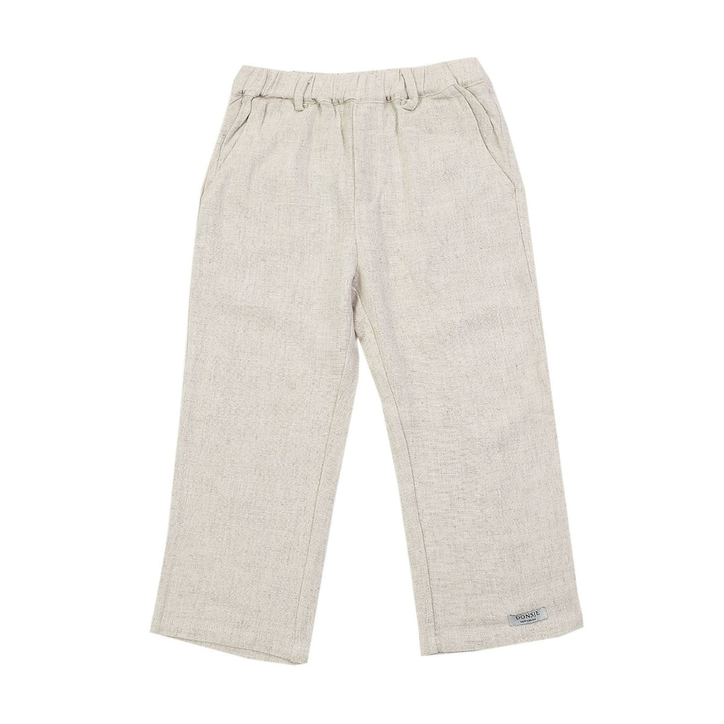US stockist of Donsje's linen blend, Dado trousers in Natural Melange.