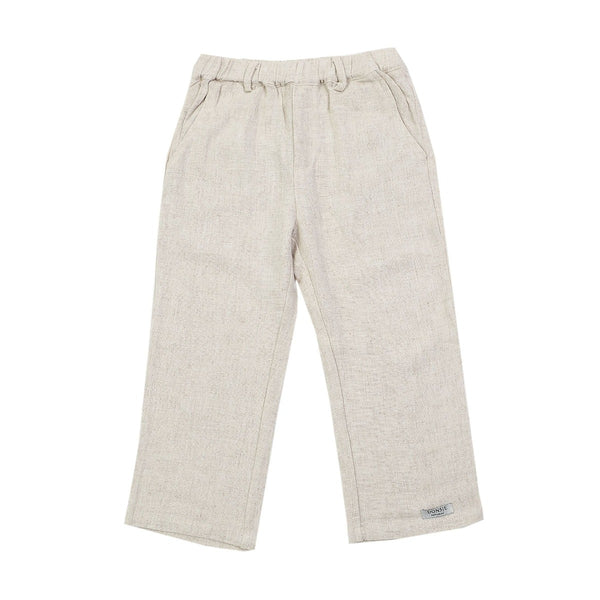 US stockist of Donsje's linen blend, Dado trousers in Natural Melange.