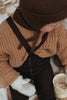 US stockist of Silly Silas' gender neutral, Wooly Footless Tights in Espresso Brown.
