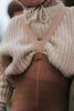 US stockist of Silly Silas' gender neutral, Wooly Footless tights in Cappuccino Brown.