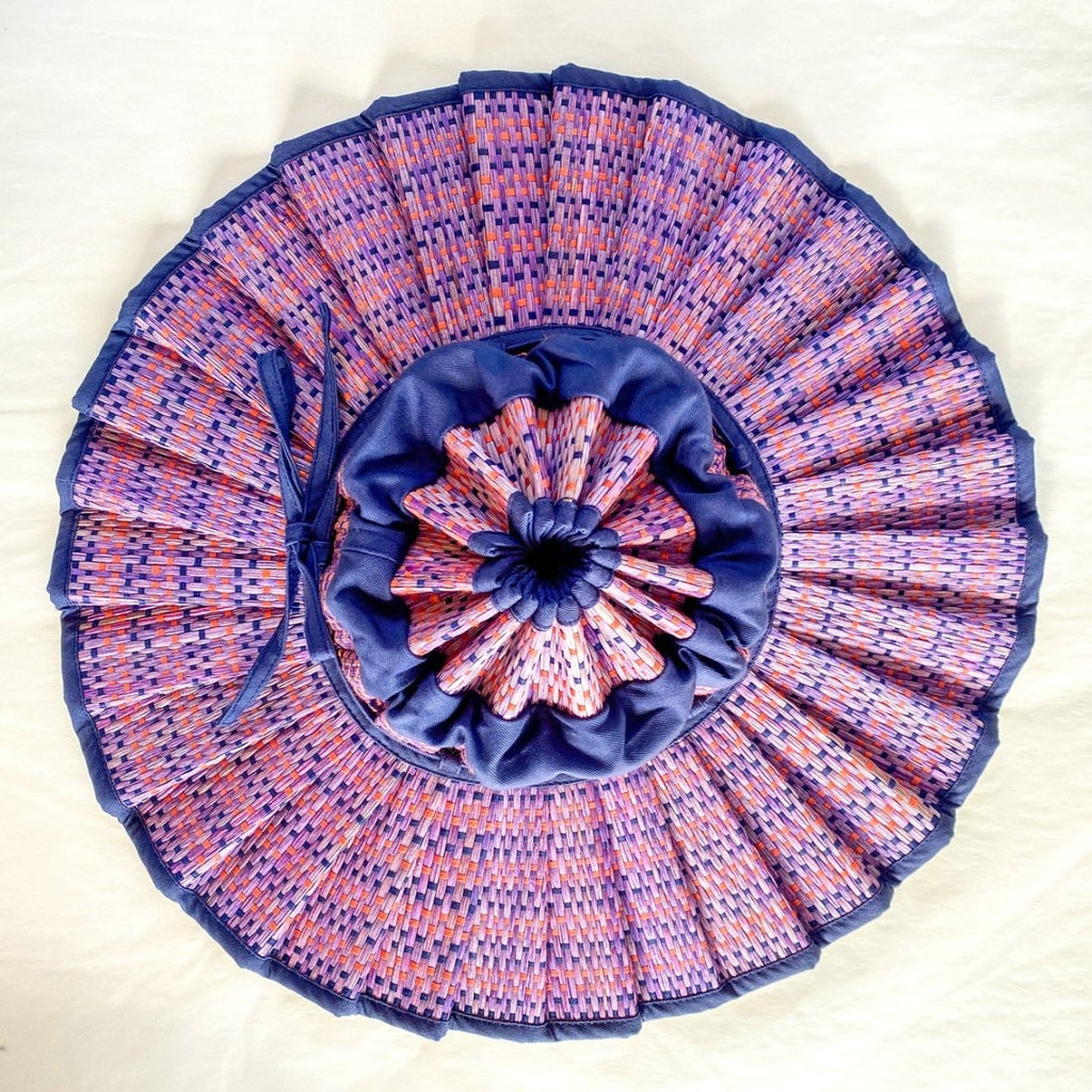 US stockist of Lorna Murray's handmade, child's Bermuda Blue Capri hat.