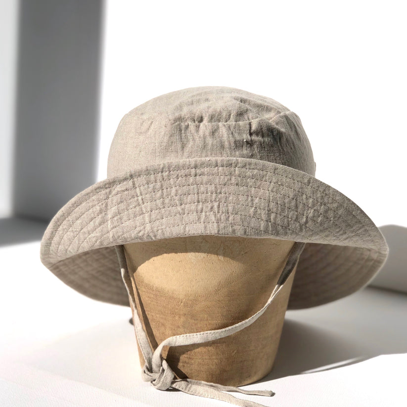 US stockist of Fini the Label's Linen Sailor Hat