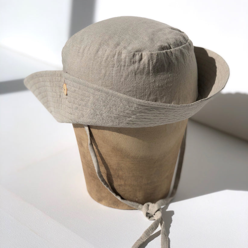 US stockist of Fini the Label's Linen Sailor Hat