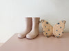 US stockist of Hubble & Duke's natural rubber, Powder Pink rainboots.