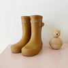 US stockist of Hubble & Duke's gender neutral, natural rubber rainboots in Sandstone.