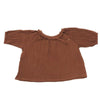 US stockist of Ruffets & Co friar brown Pippa smock top
