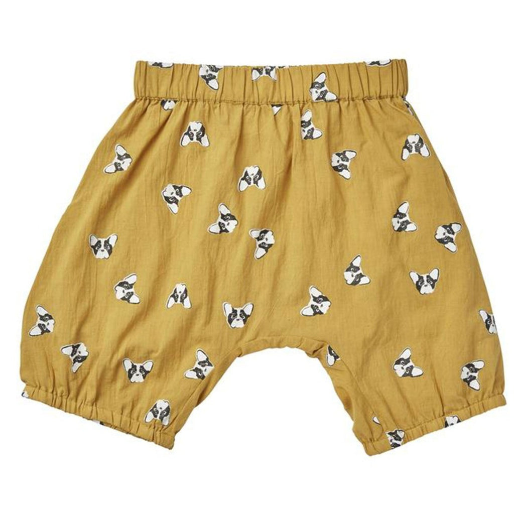 US Stockist of Ruffets & Co Mustard Yellow French Bulldog Cotton Bloomers
