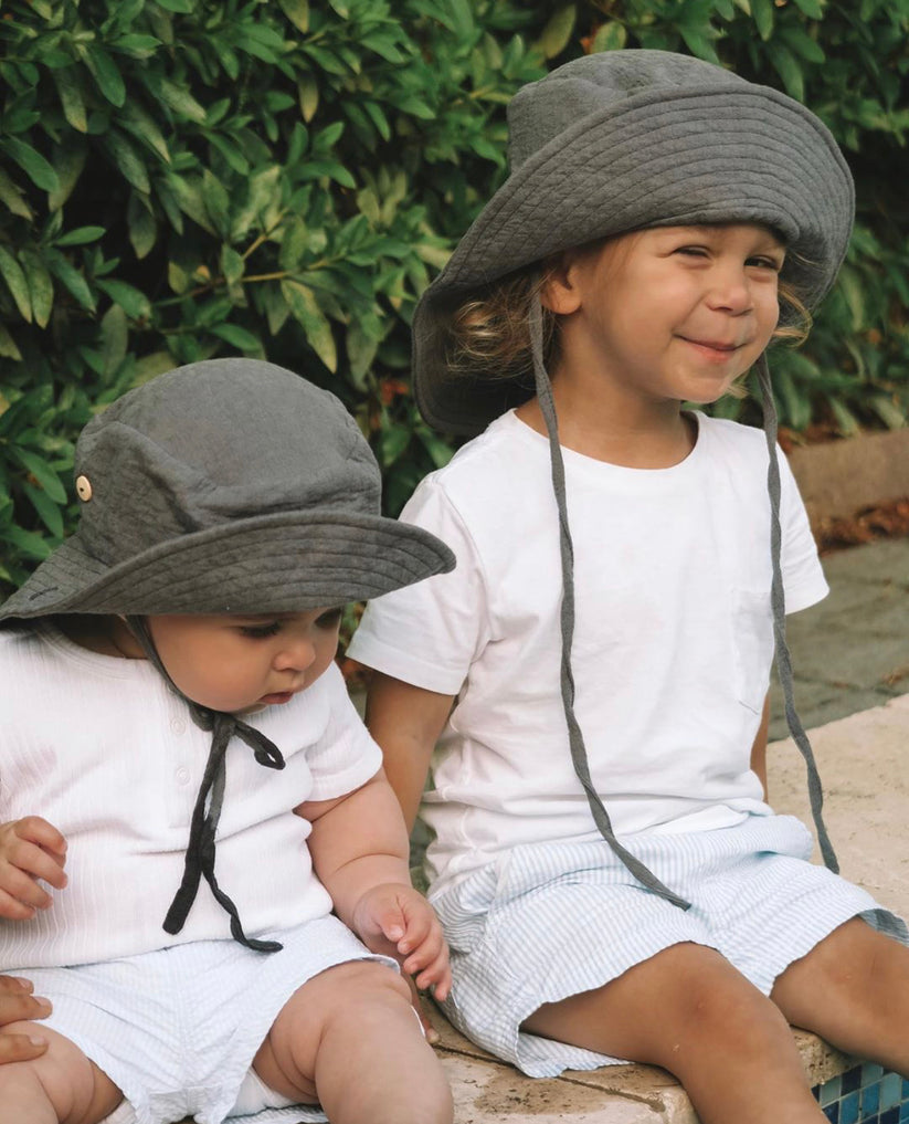 US stockist of Fini the Label's Sailor Hat in Slate Grey