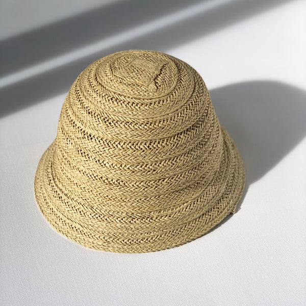 US stockist of Fini the Label's Light Straw Bucket hat