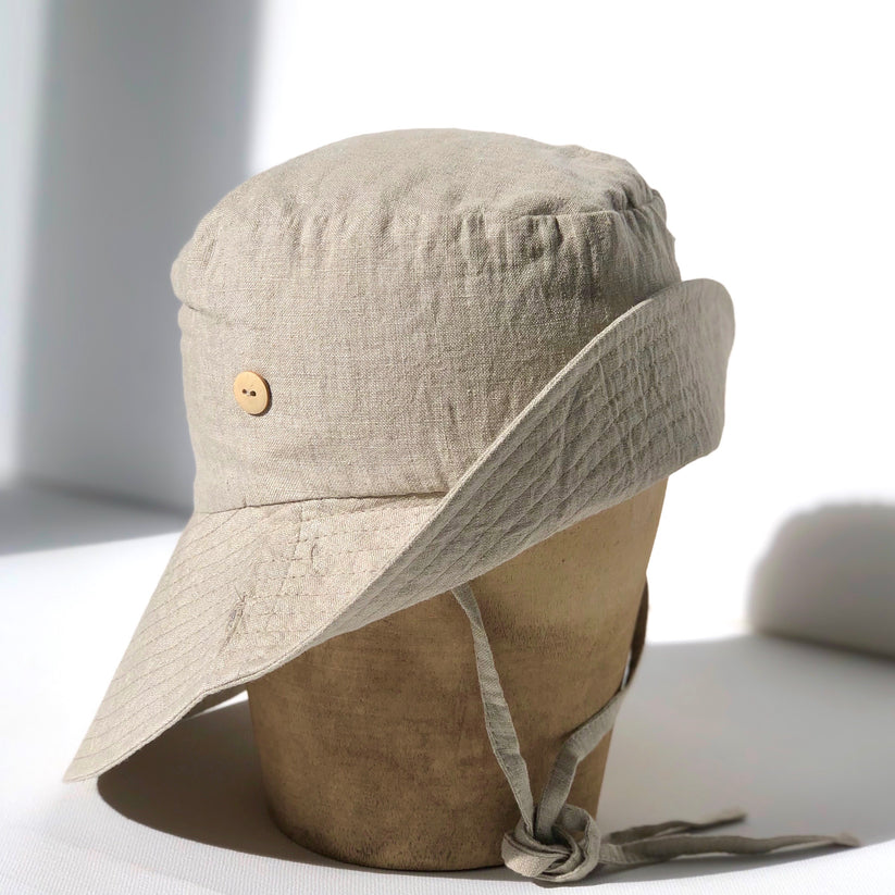 US stockist of Fini the Label's Linen Sailor Hat