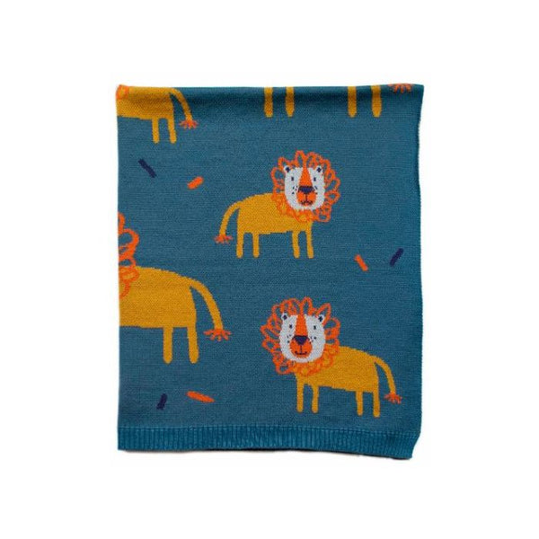 US stockist of Indus Design's "Leroy Lion" blanket