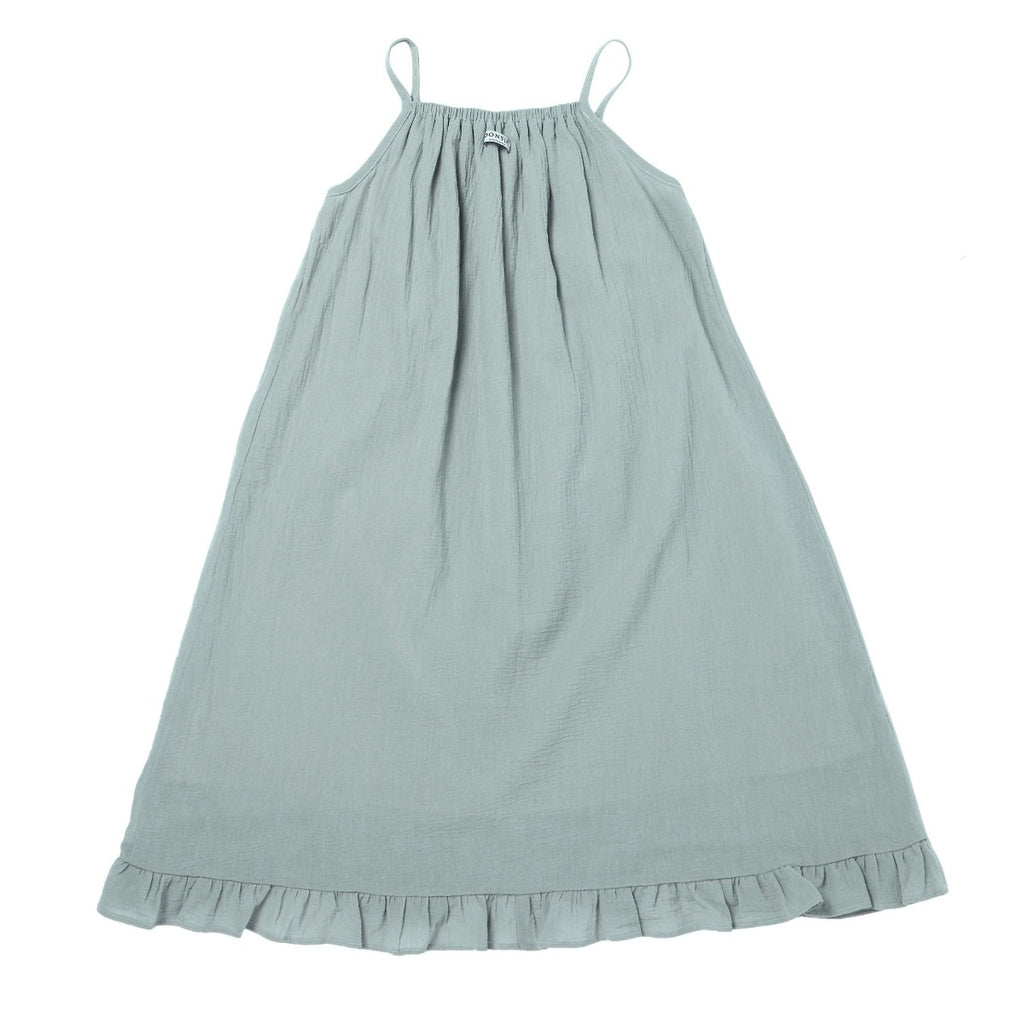 US stockist of Donsje's handmade, Camille Dress in Sea Green.  Made from 100% cotton.