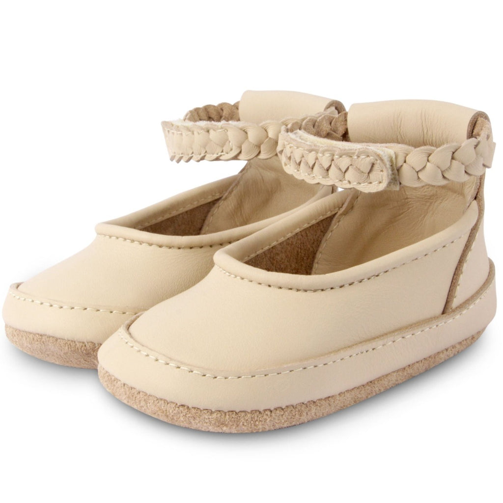 US stockist of Donsje's Hollie Shoes in Cream Leather.