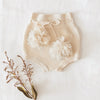 US stockist of Karibou Kids Gracie honey cream knit bloomers