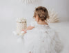 US stockist of Karibou Kids' Tiffany Tutu dress in White Cloud.