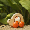US stockist of Fair & Green's handmade baby Lil' Ladybug wooden toy