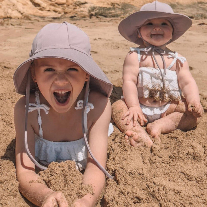 US stockist of Fini. the Label's Mauve swim floppy hat.