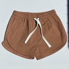 US stockist of Fini. the Label's soft cotton canvas boardshorts in Mocha.