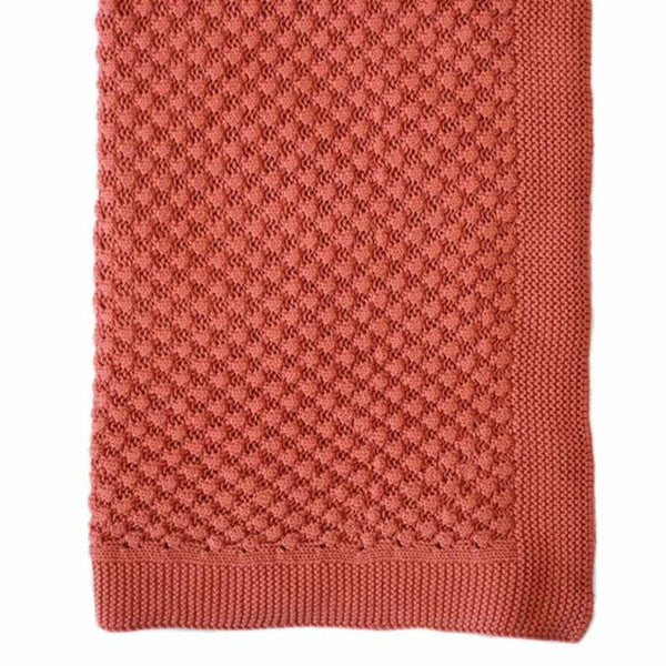 US stockist of Indus Design's "Watermelon" cotton mini popcorn blanket.
