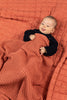 US stockist of Indus Design's "Watermelon" cotton mini popcorn blanket.