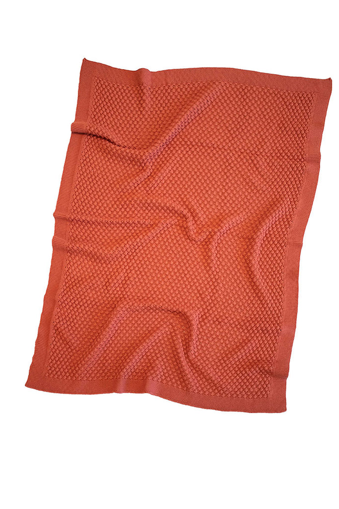 US stockist of Indus Design's "Watermelon" cotton mini popcorn blanket.