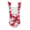 US stockist of Canopea's Thelma Ruffle Swimsuit in Gardenia Pepper.