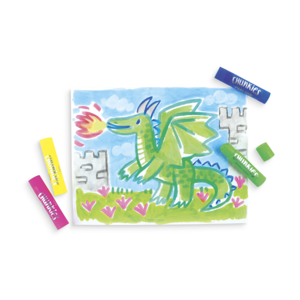US stockist of Ooly.  Chunkies paint sticks variety pack.  Contains 12 classic sticks, 6 neon and 6 metallic sticks.