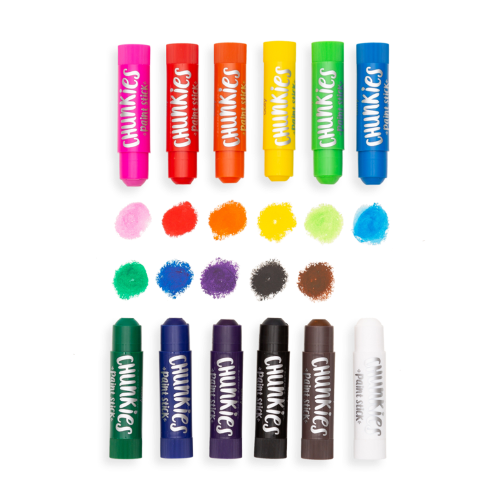 US stockist of Ooly's Chunkies Set of 12 Paint Sticks