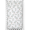 US stockist of Bencer & Hazelnut (Piper Bug) "Ray" cotton jersey crib sheet.  