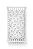 US stockist of Bencer & Hazelnut (Piper Bug) "Ray" cotton jersey crib sheet.  