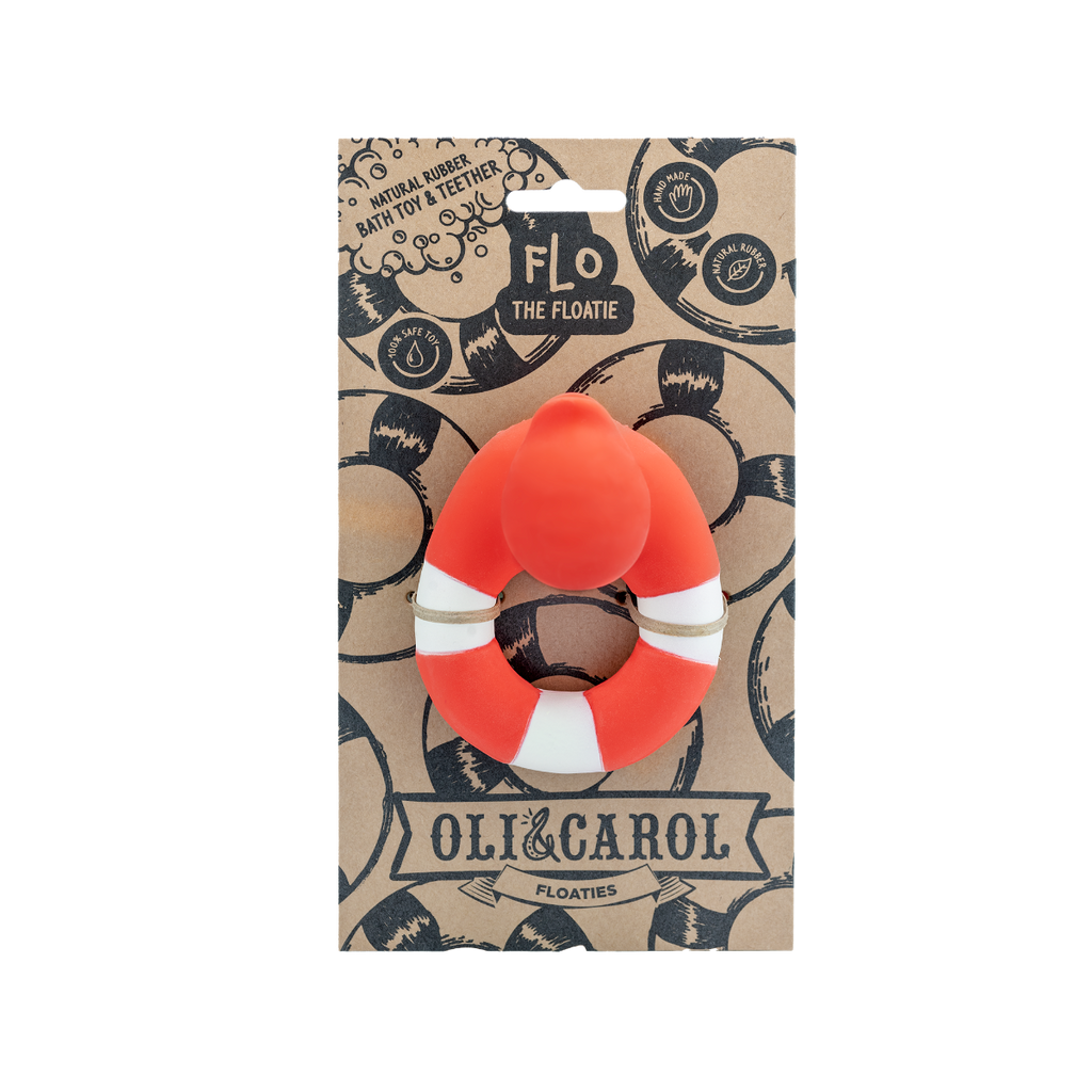 US stockist of Oli & Carol's Red Flo the Floatie Duck.