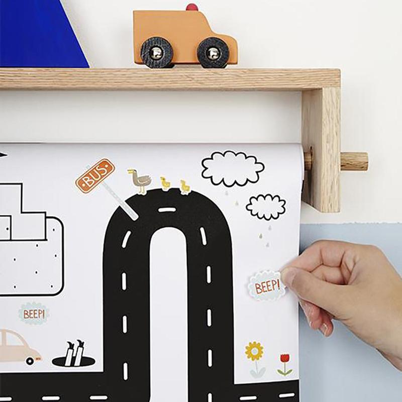 US stockist of Olli Ella's Playpa Road stickers.  Contains 3 sheets of stickers.