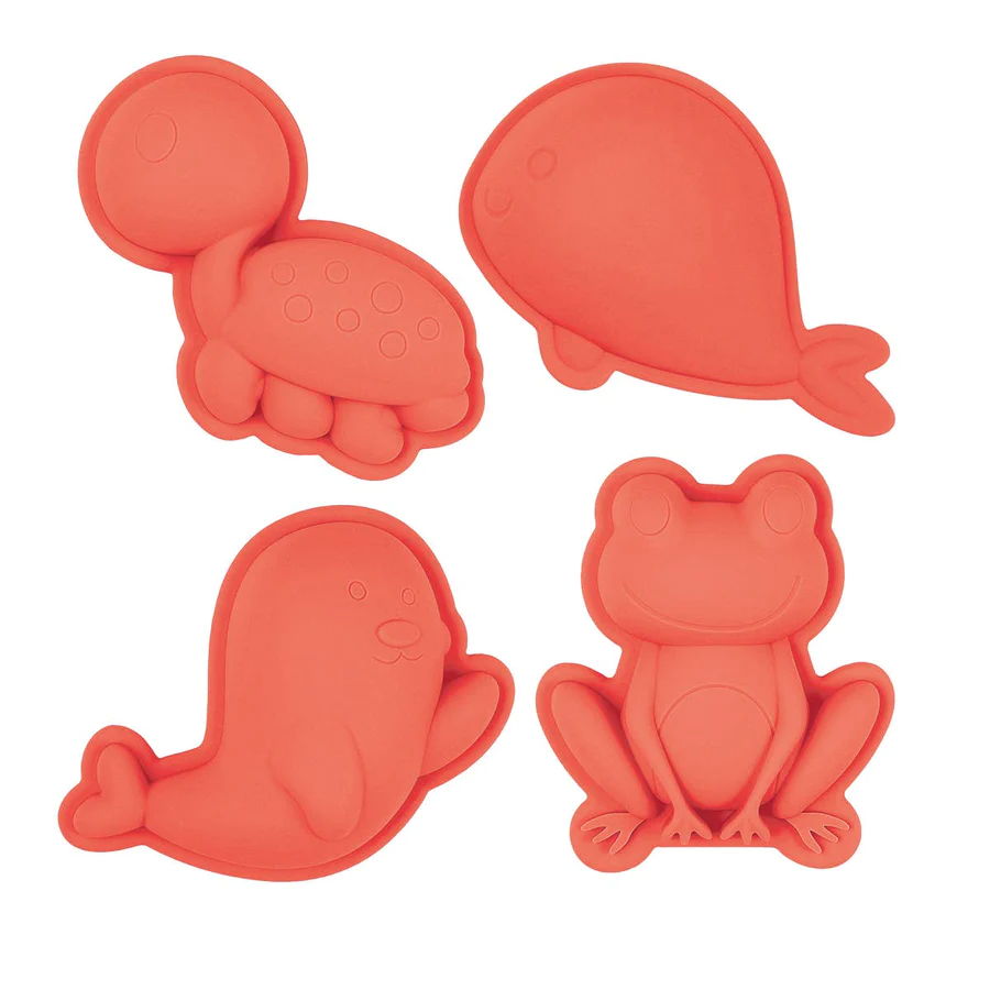 US stockist of Scrunch's Coral Sand Moulds - Frog Set