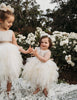 US stockist of Karibou Kid's Special Occasion, Portia Soiree Gown in Champagne.