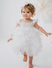 US stockist of Karibou Kids' Tiffany Tutu dress in White Cloud.