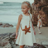 US stockist of Donsje's sleeveless Sassie Dress in Off White.