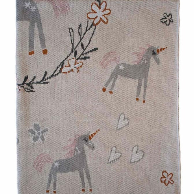 US stockist of Indus Design's "Unicorn" blanket.