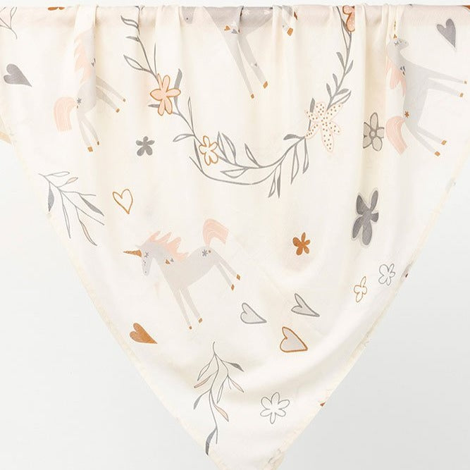US stockist of Indus Design's cotton "Unicorn" swaddle