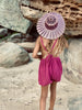 US stockist of Lorna Murray's handmade, child's Wax Flower Capri hat.
