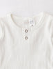 US stockist of Karibou Kids gender neutral, warm white Willow ribbed long sleeve top