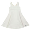 US stockist of Donsje's sleeveless Sassie Dress in Off White.