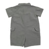 US stockist of Donsje's handmade, gender neutral Aspen Jumpsuit in Ocean Grey.