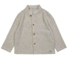US stockist of Donsje's long sleeve, Jaims Shirt in Natural Melange.